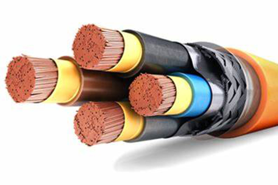 نسوز XLPE Electrical Cross Linked Cable مقاوم در برابر رطوبت